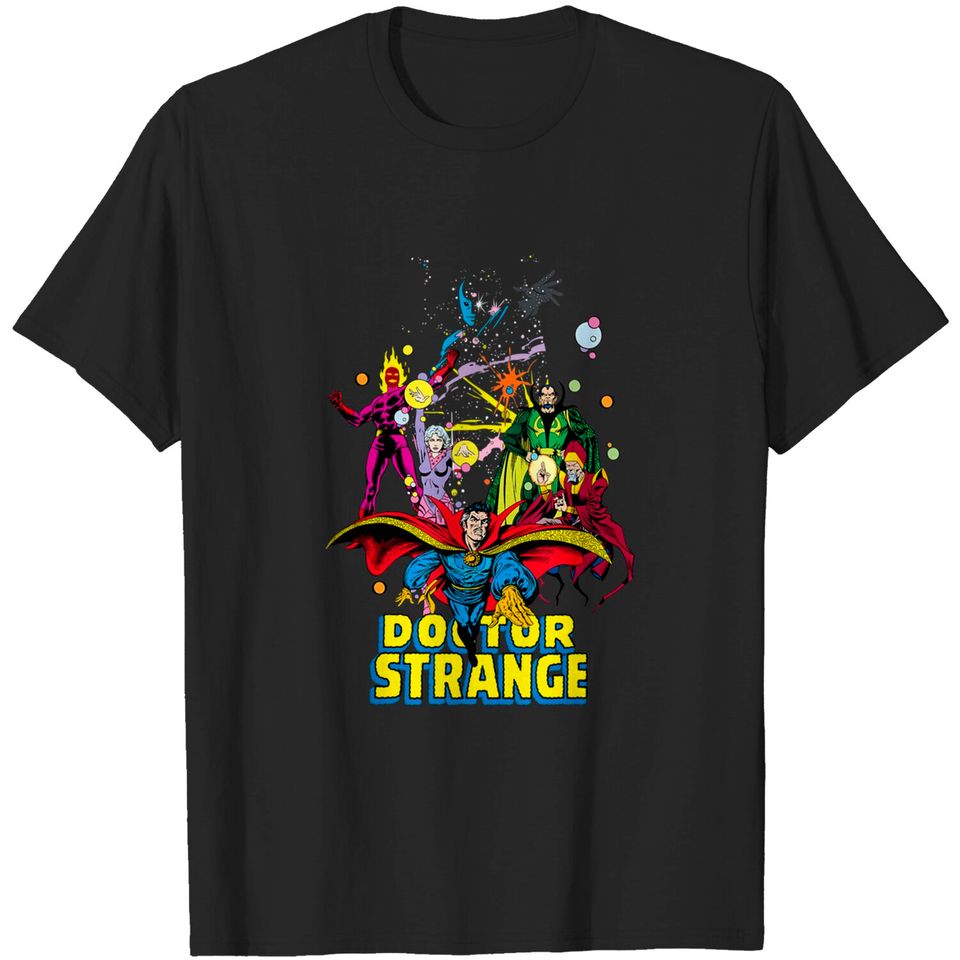 Marvel Doctor Strange Classic Comic Scene Graphic T-Shirt