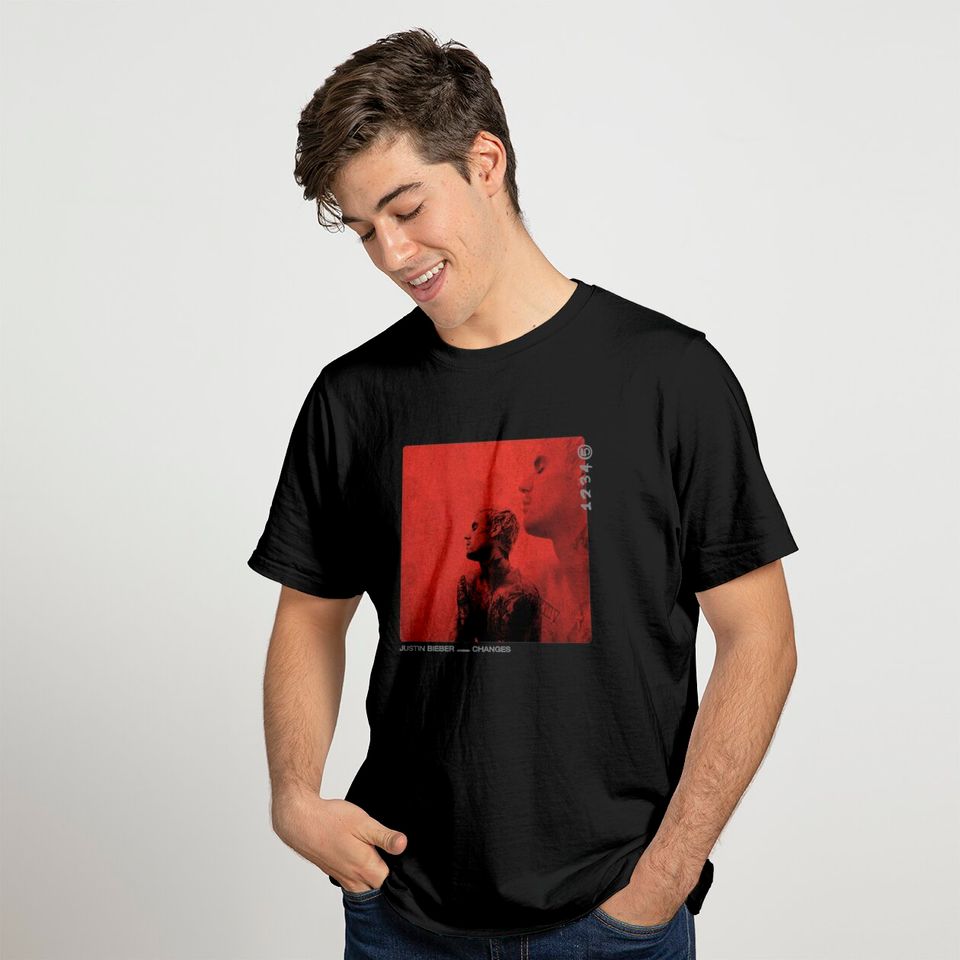 Justin Bieber Red Cover T-Shirt