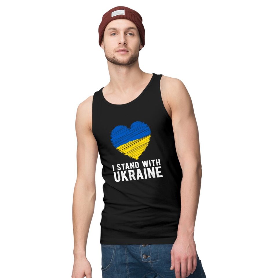 I Stand With Ukraine Tank Tops