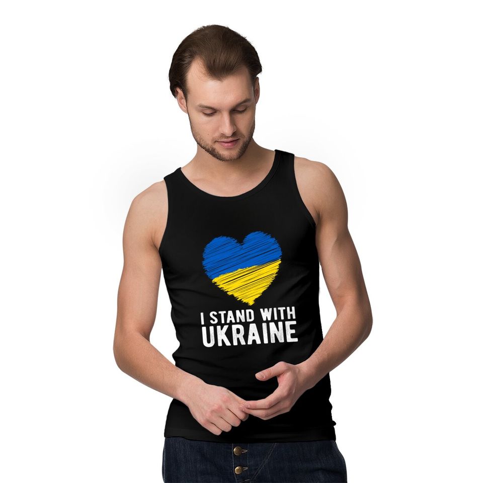 I Stand With Ukraine Tank Tops