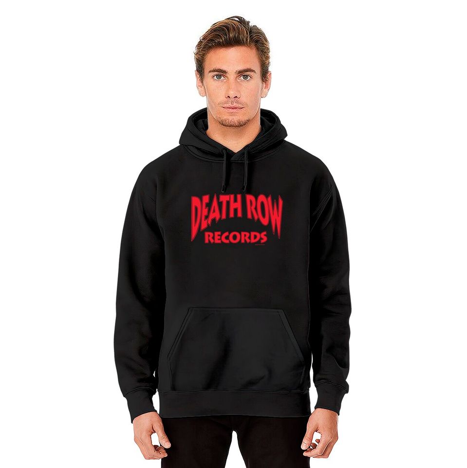 Death Row Records Type Logo Pullover Hoodie