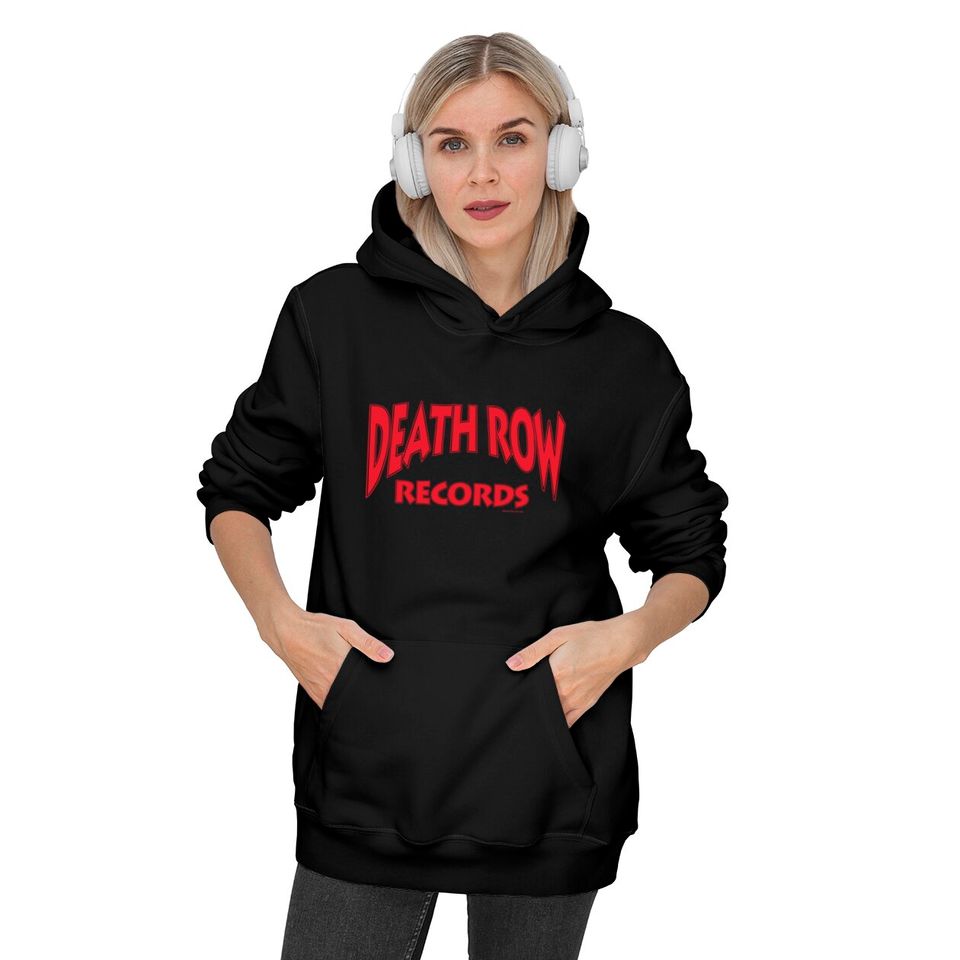 Death Row Records Type Logo Pullover Hoodie