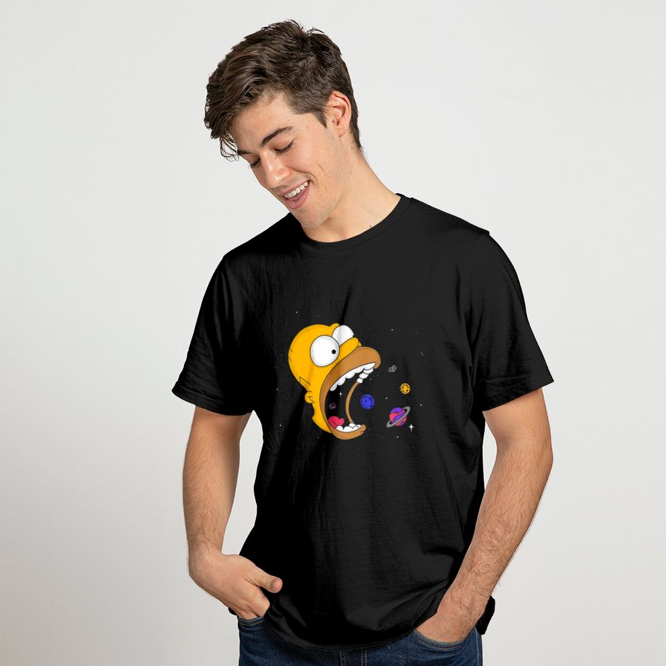 The Simpsons (space) T Shirt