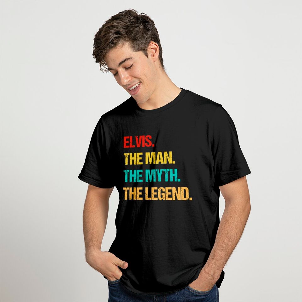 Mens Elvis The Man The Myth The Legend T-Shirt