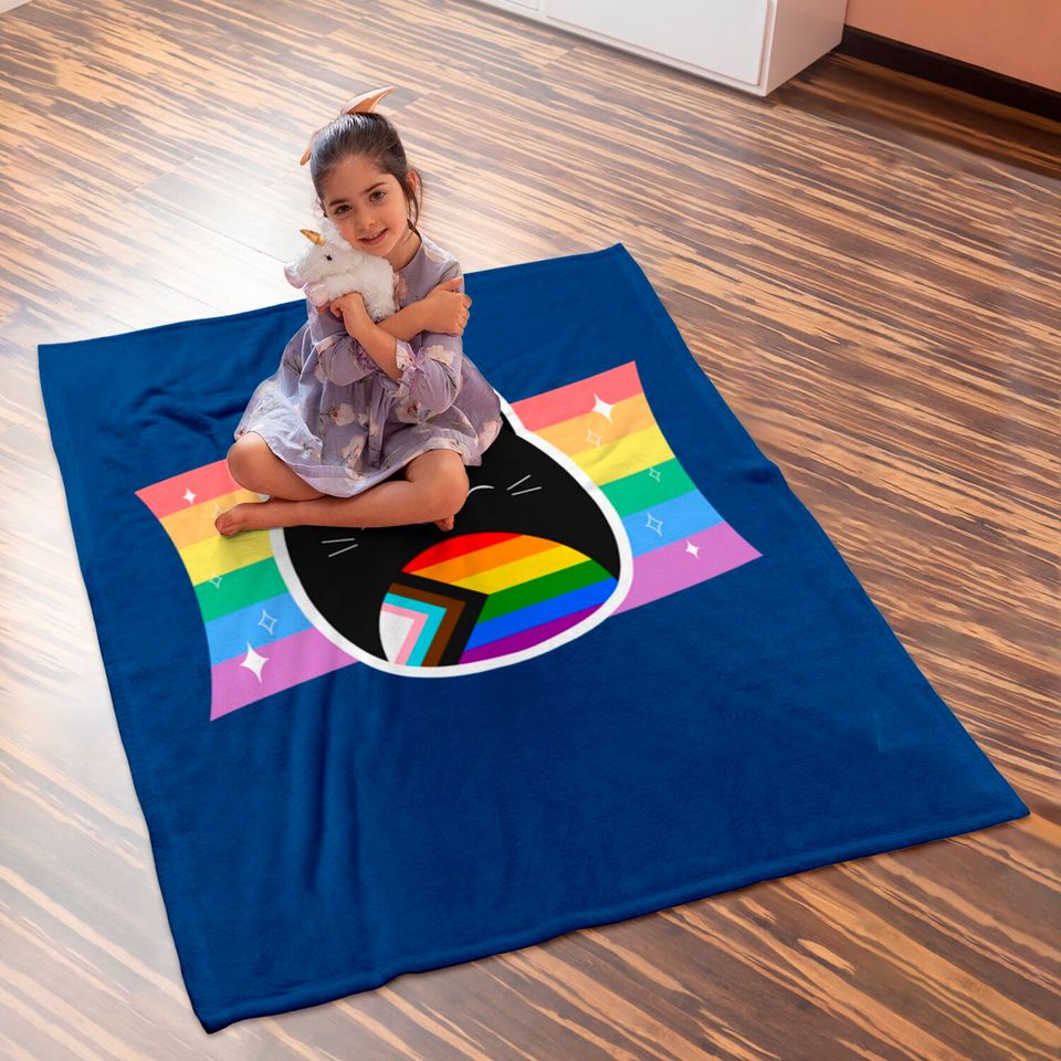 Pride Cat - Squishmallows - Baby Blankets