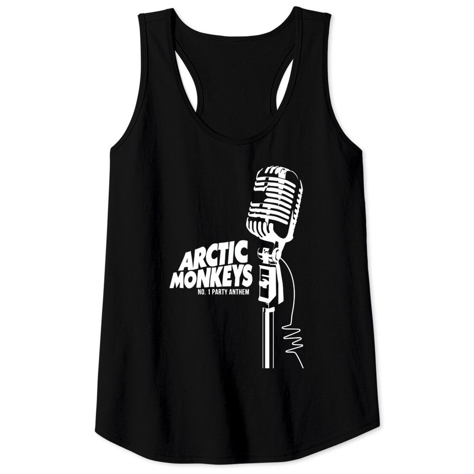 Arctic Monkeys Microphone - Arctic Monkeys Merch - Tank Tops