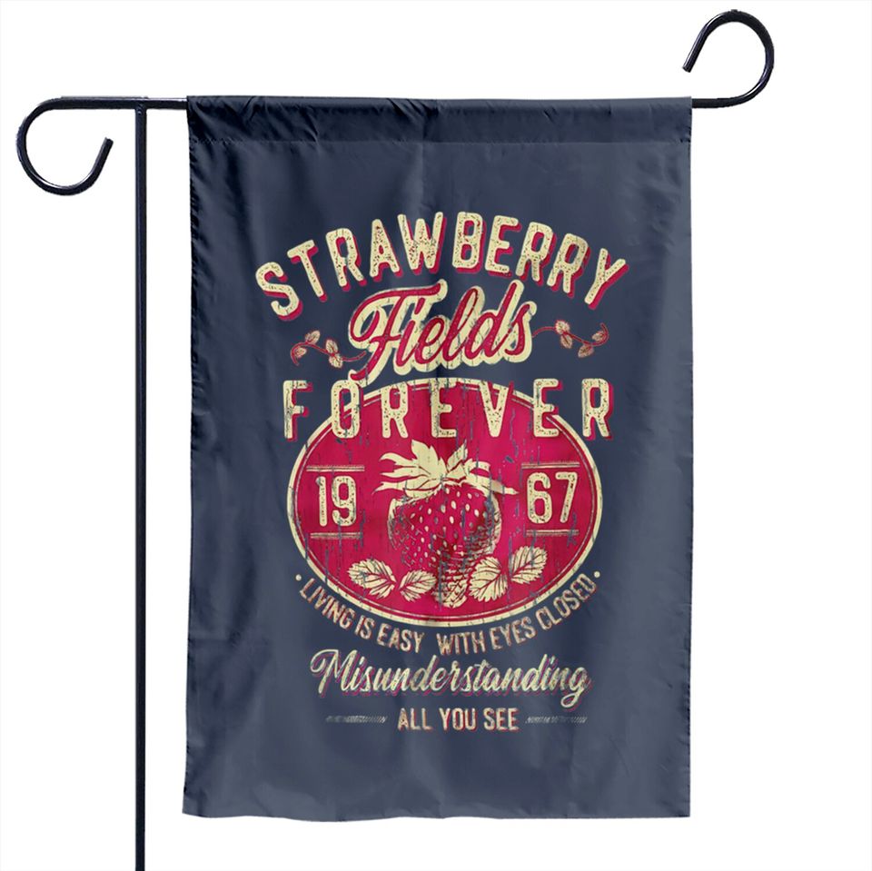 Strawberry Fields Forever 1967 Garden Flag