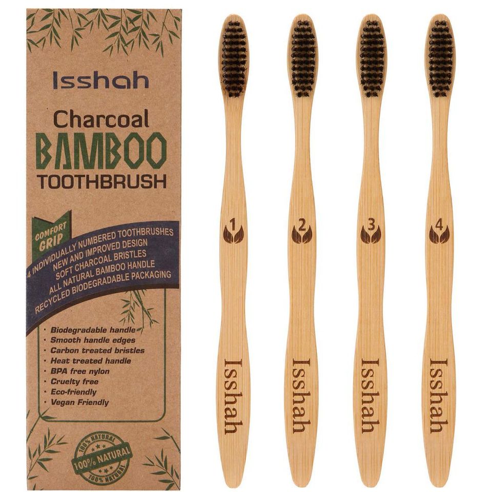 Biodegradable Eco-Friendly Bamboo Charcoal Toothbrushes
