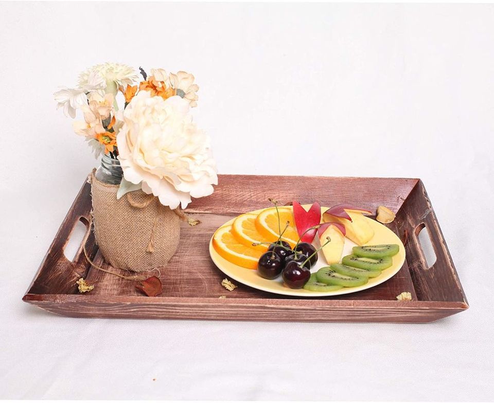 Wooden Table  Serving Tray Wooden