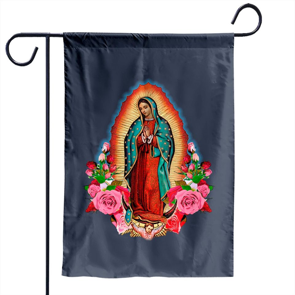 Our Lady Of Guadalupe Saint Virgin Mary Garden Flag