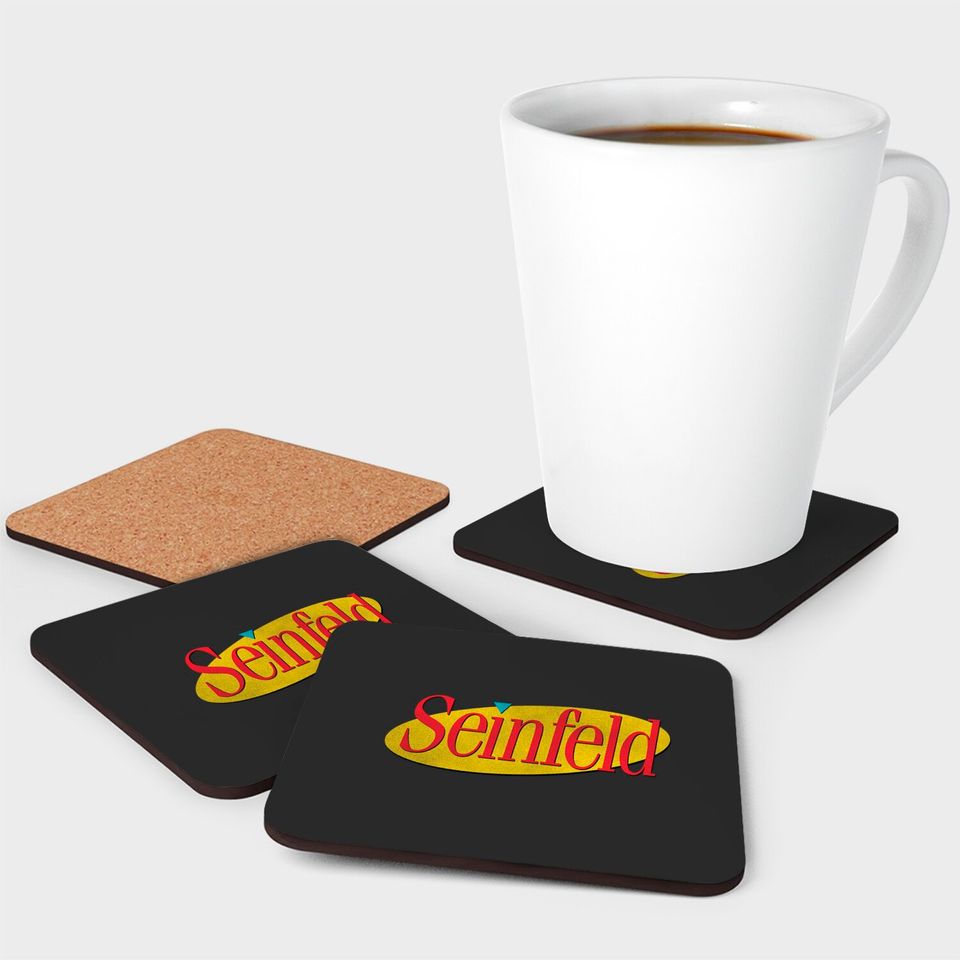 Seinfeld Colorful Original Logo Coasters