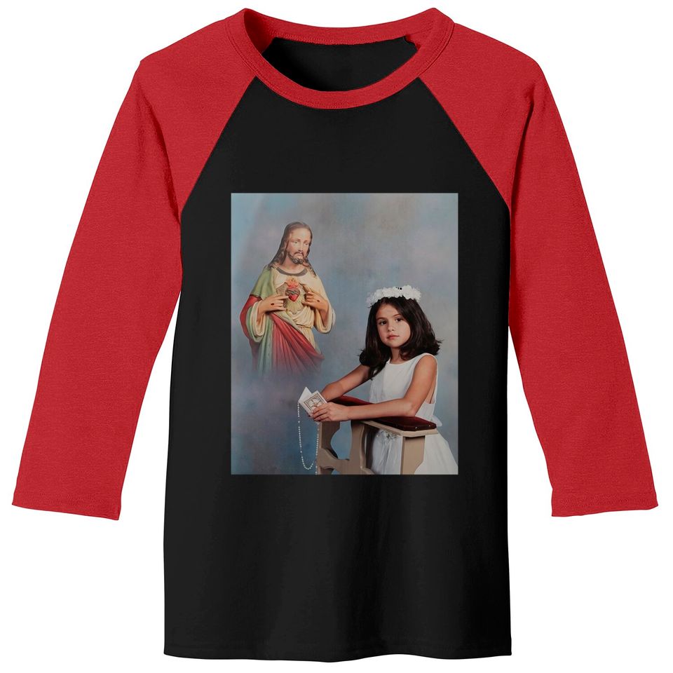 Selena Gomez First Communion Baseball Tees