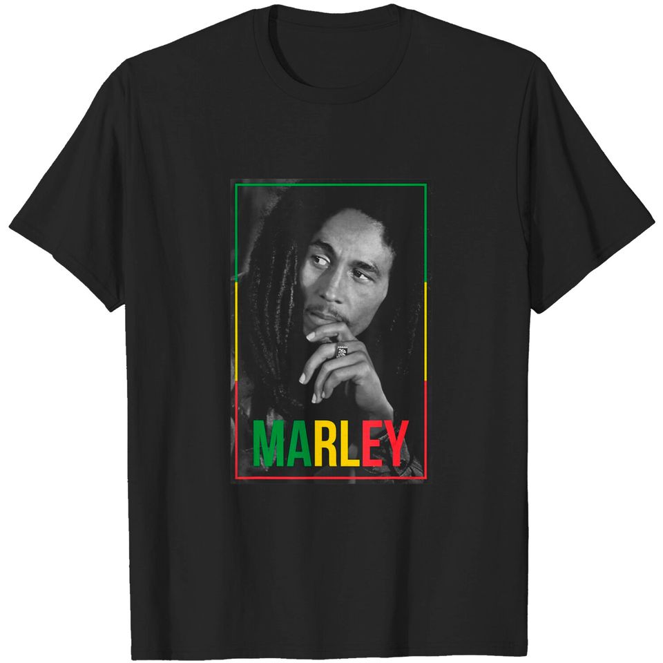 Bob Marley Photo White T-Shirt