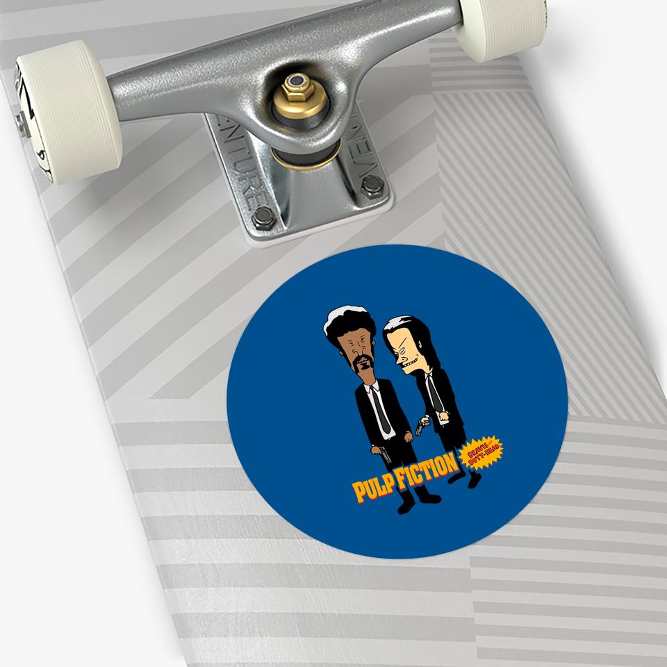 Pulp Fiction Beavis And Butthead Unisex Sticker