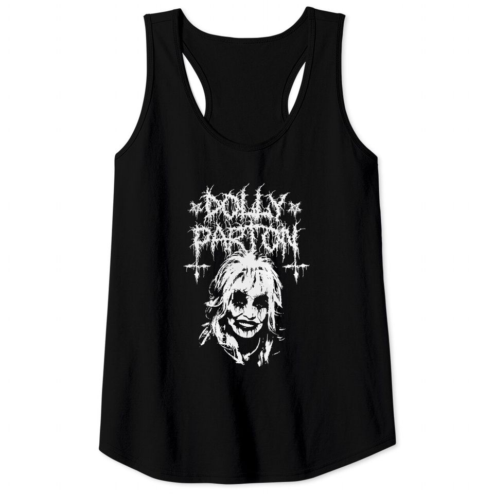 Metal Dolly Parton Classic Tank Tops