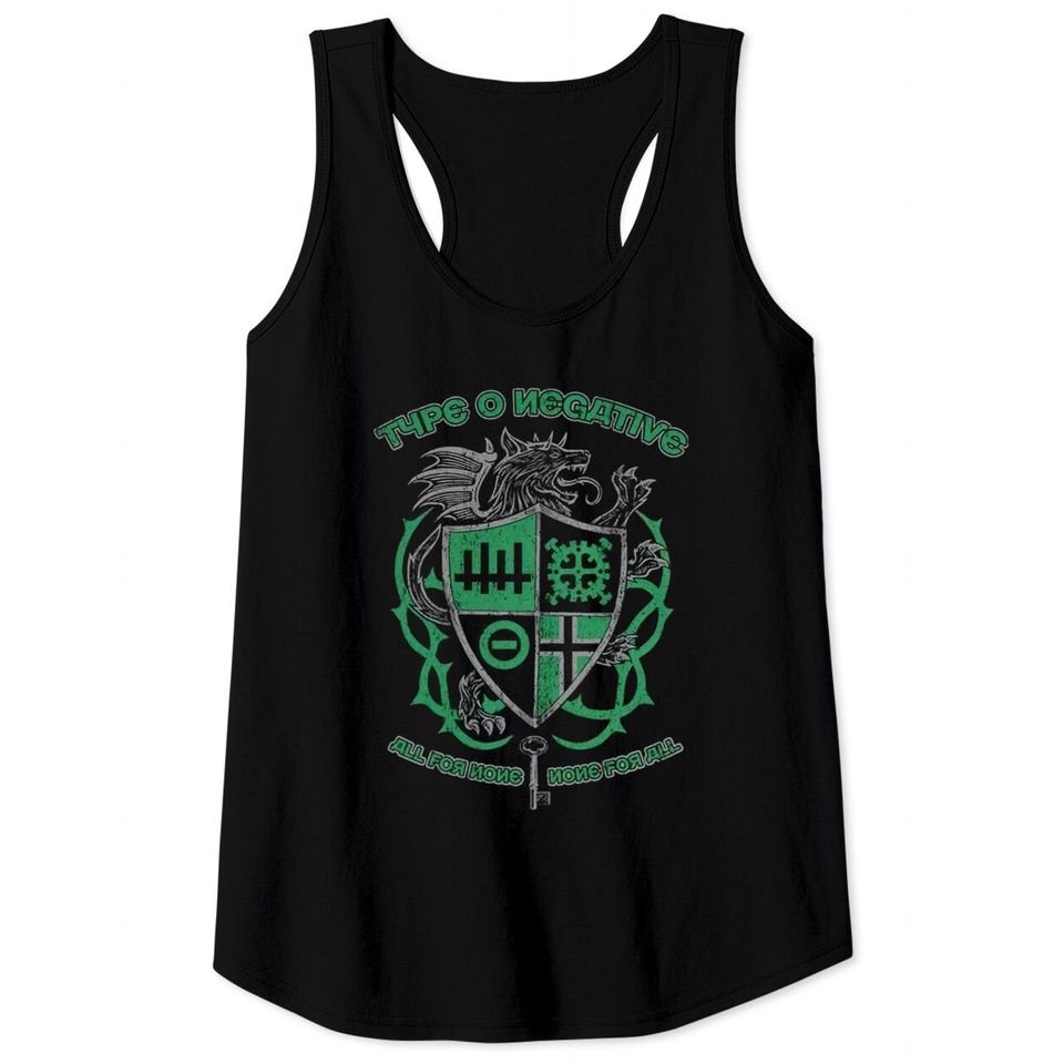 Type O Negative Unisex Tank Tops: Wolf Crest