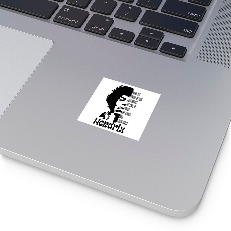 Jimi Hendrix Quote Sticker
