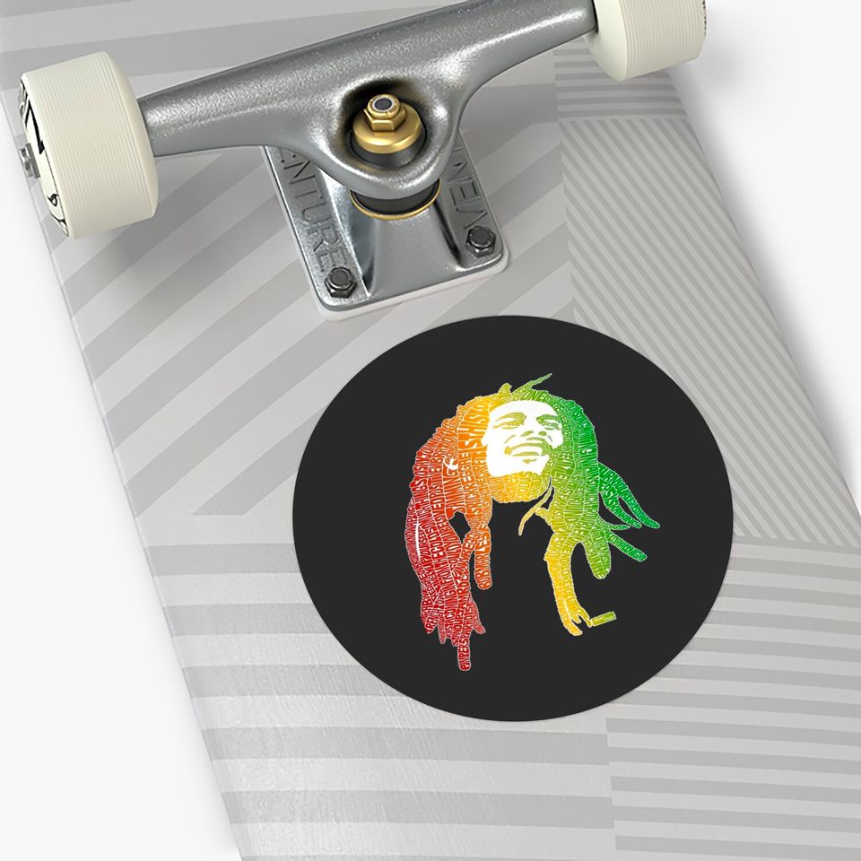 Affiche De Bob Marley Art Sticker
