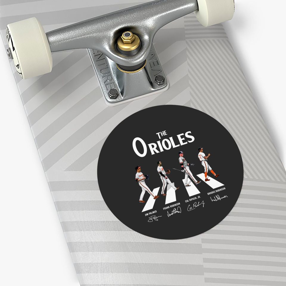 The Orioles Sticker Walking Abbey Road Signatures Sticker