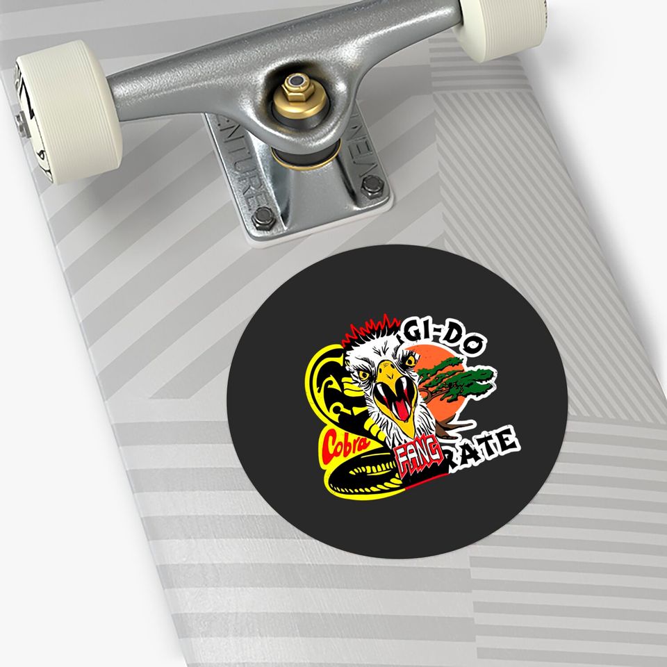 Cobra Kai Eagle Fang Miyagi Do Karate Mash Up Sticker