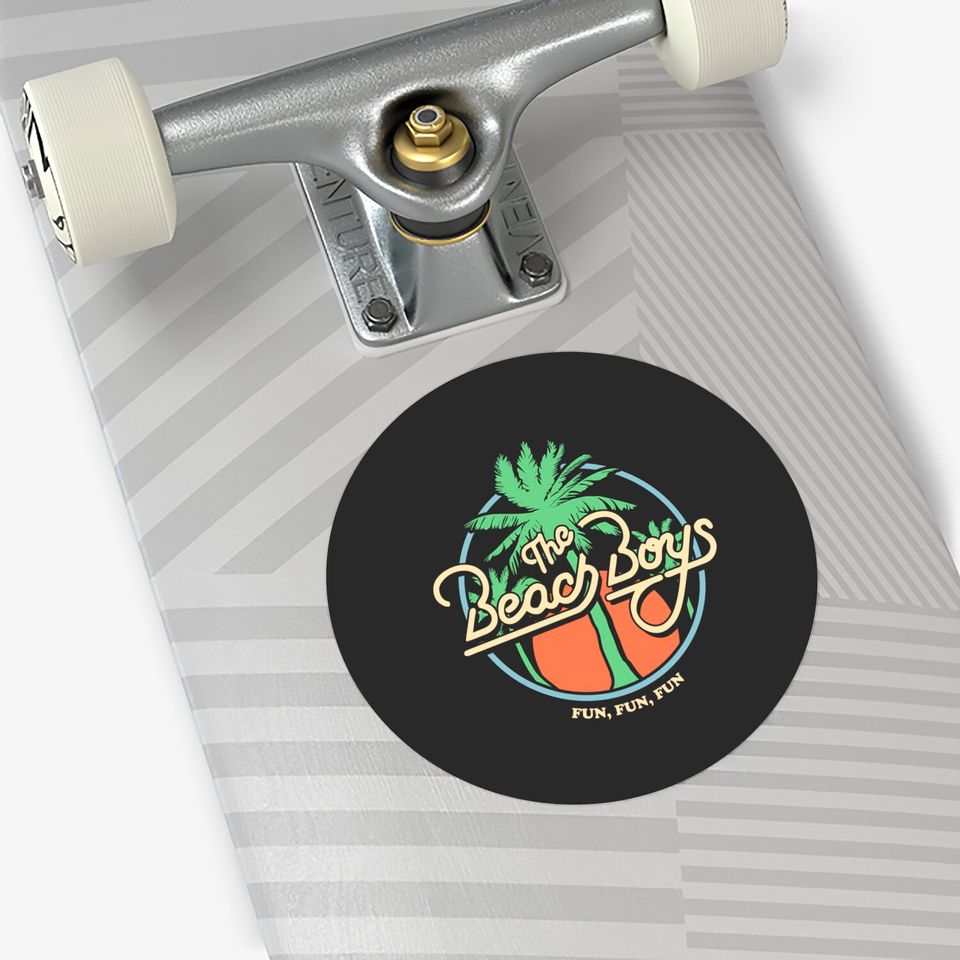 Beach Boys Fun Fun Fun Palm Tree Premium Sticker
