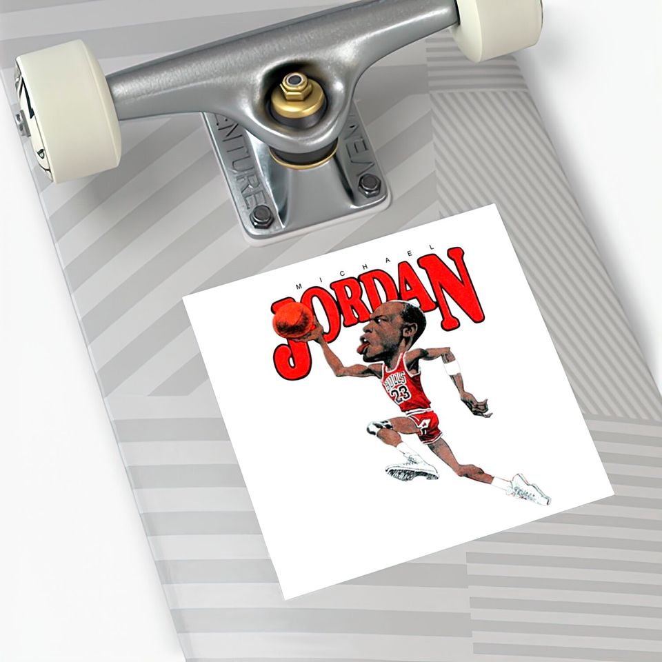 Vintage Michael Jordan Caricature Sticker