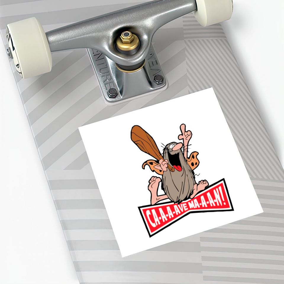 Captain Caveman Sticker