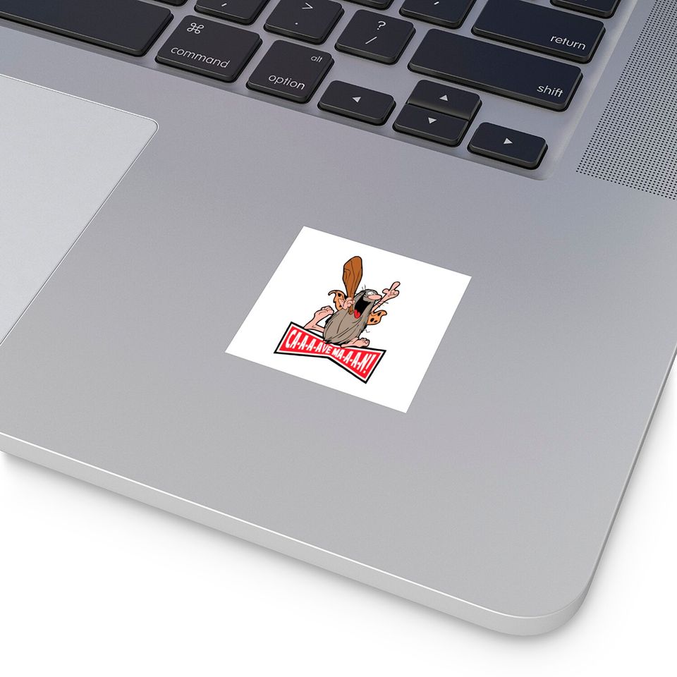 Captain Caveman Sticker