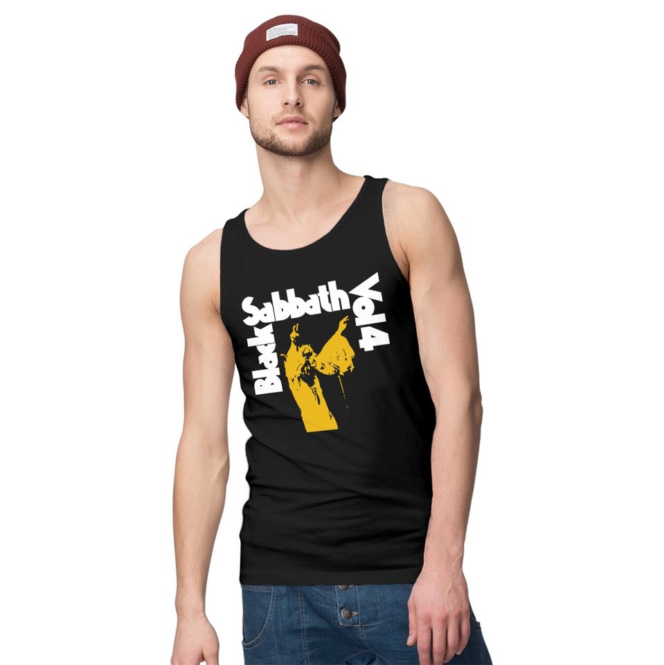 Black Sabbath Vol. 4 Vintage Coal Tank Tops