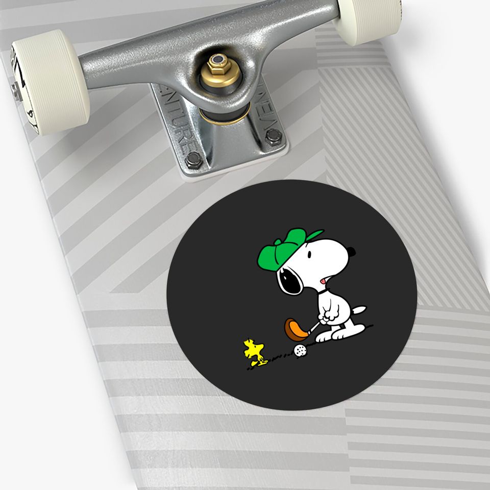 Snoopy Golf Sticker