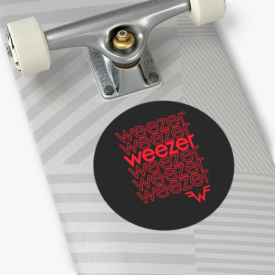 Weezer - Thank You Red Sticker