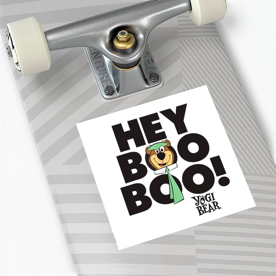 Yogi Bear Hey Boo Boo Sticker