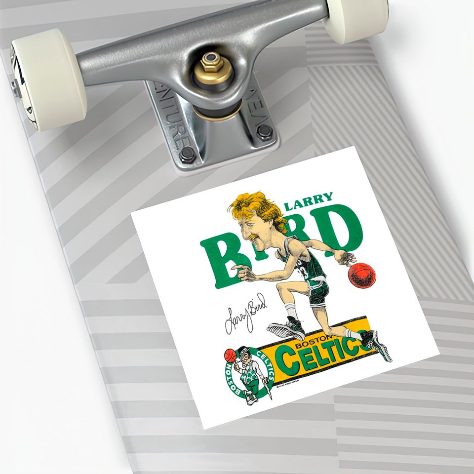 New Larry Bird Vintage 1980s Boston Sticker Size Usa