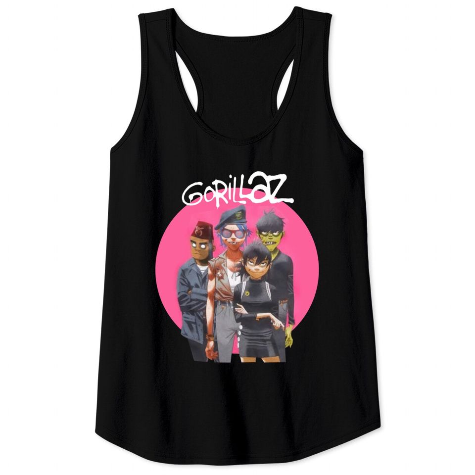 Hot Topic Gorillaz Humanz Group Tank Tops
