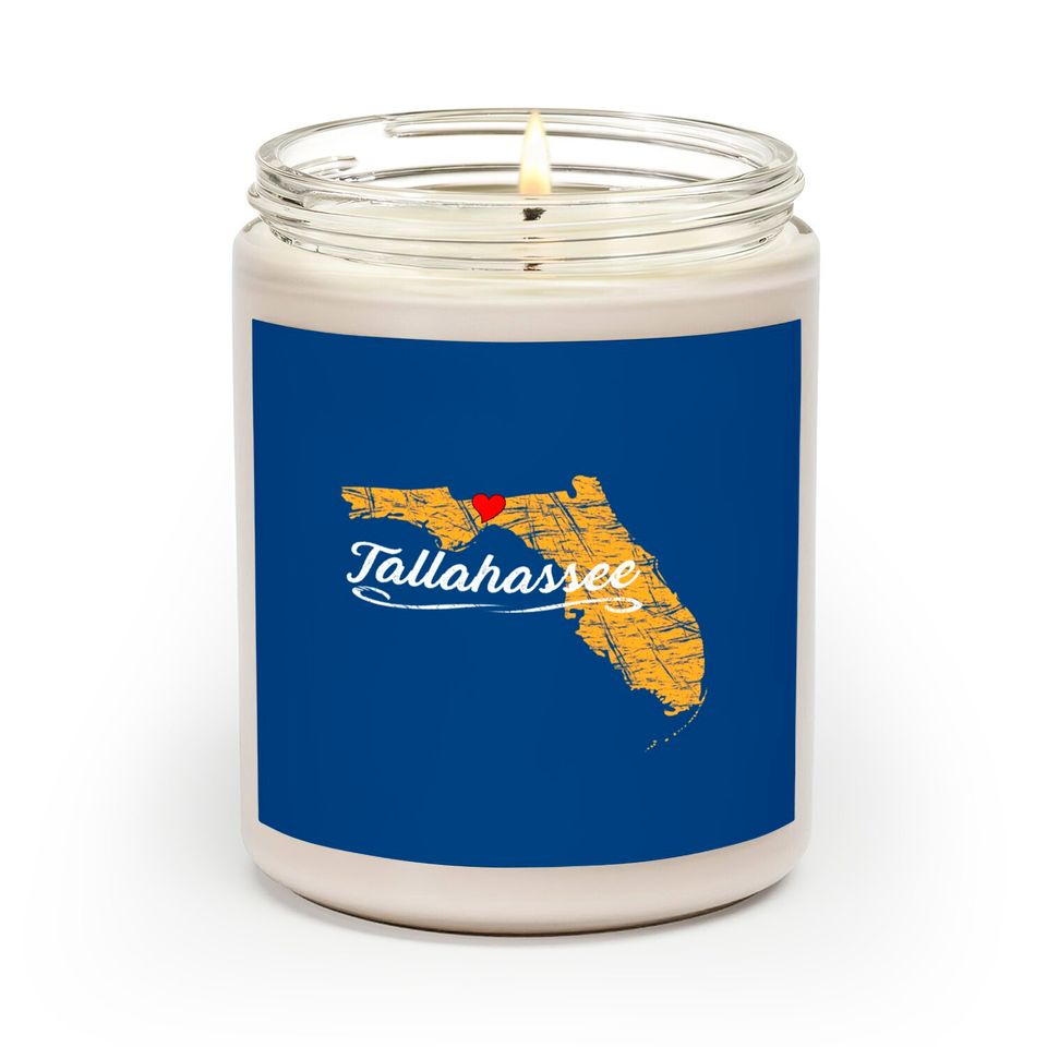 City Of Tallahassee Florida | Vacation Souvenir - Graphic Scented Candles