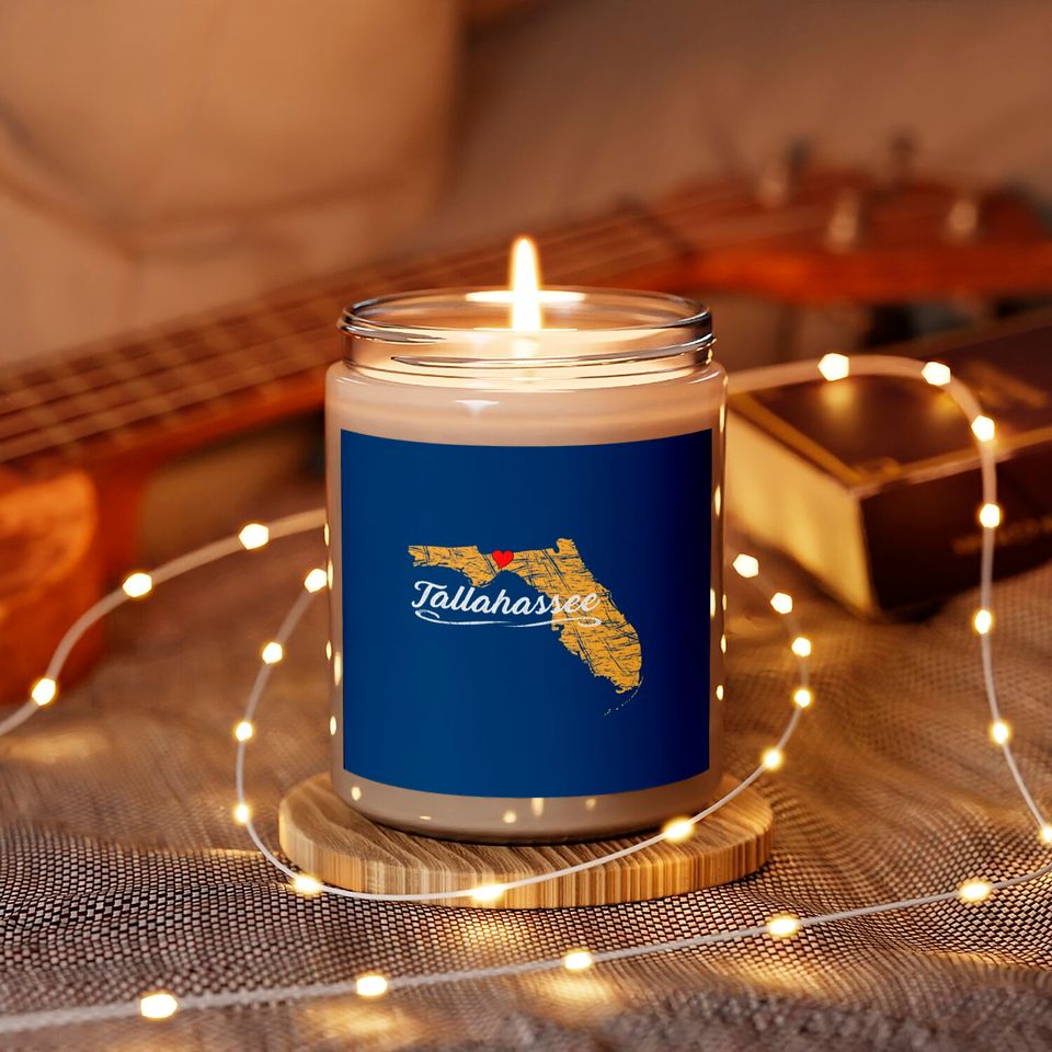 City Of Tallahassee Florida | Vacation Souvenir - Graphic Scented Candles