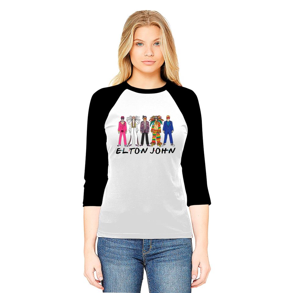 Elton John Farewell Tour 2022 Baseball Tees