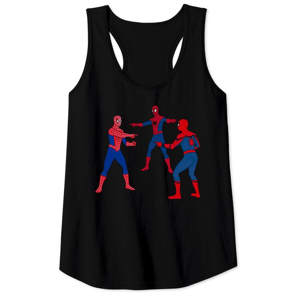 Spider Man Meme Tank Tops