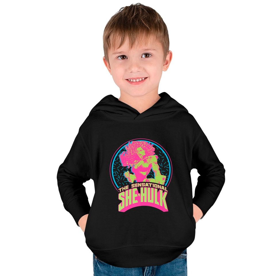 Marvel The Sensational She-Hulk Comic 90s Kids Pullover Hoodies