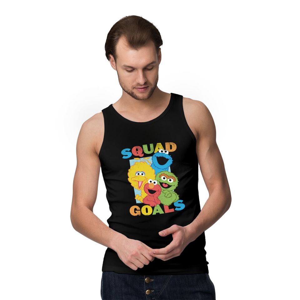 Sesame Street Squad Goals Tank Tops