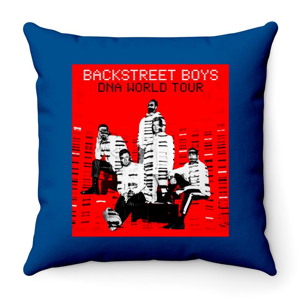 Backstreet Boys DNA Tour 2022 Throw Pillows, Backstreet Boys Throw Pillows, DNA Tour Throw Pillows