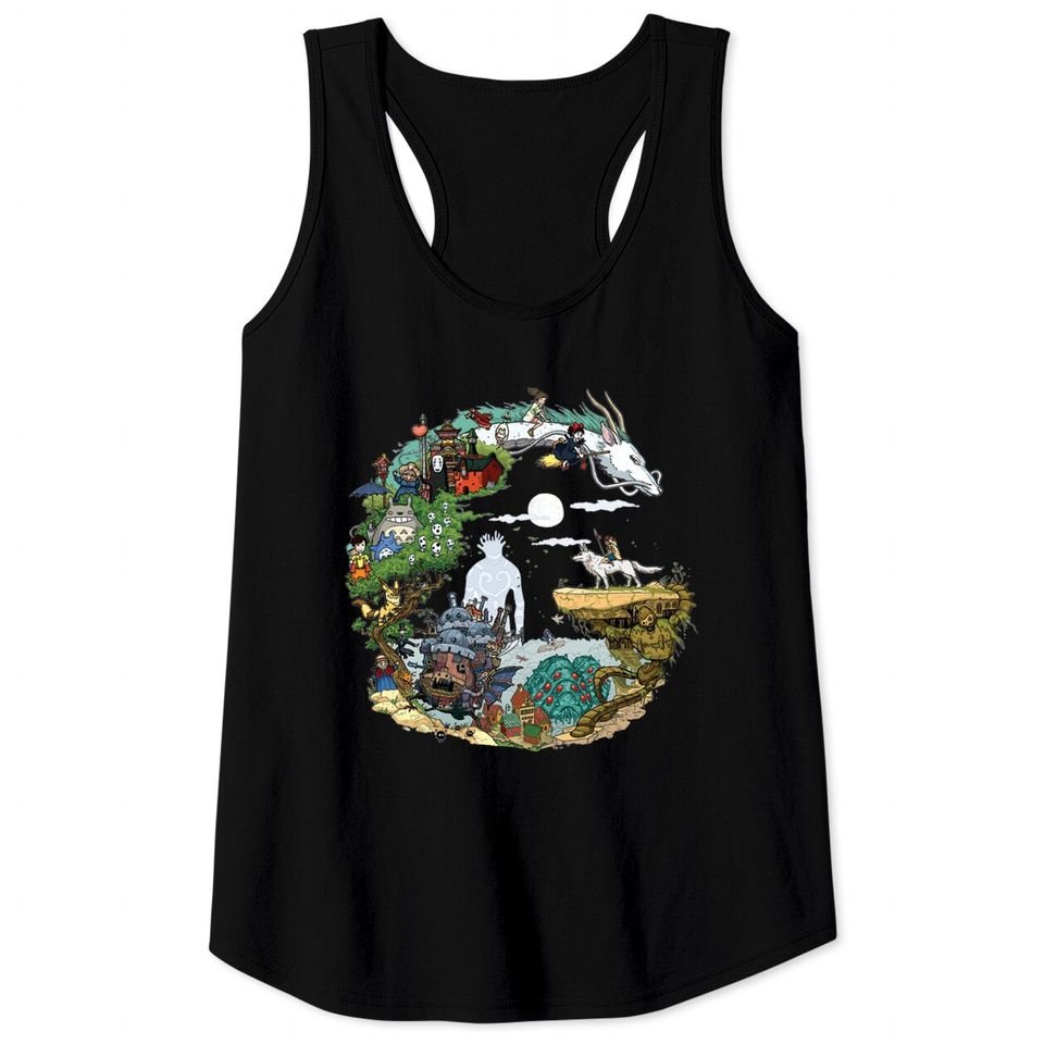 Totoro Studio Ghibli Harajuku Tank Tops