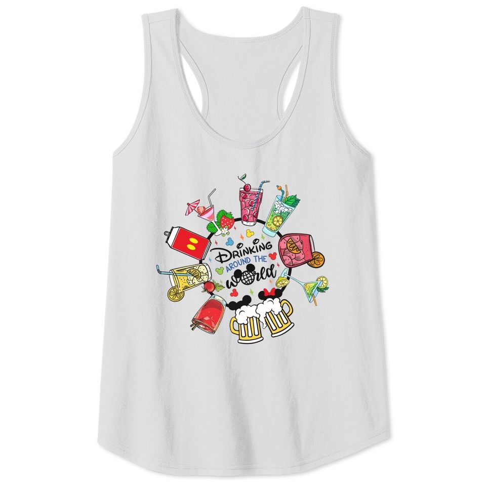 Drinking around the World, Snacking around the world, Disney Epcot Tank Tops