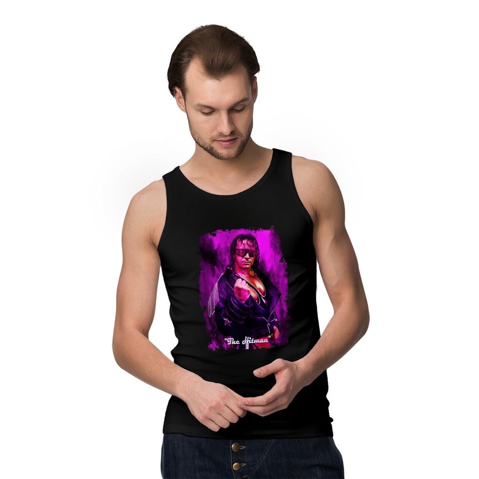 Hitman - Bret Hart - Tank Tops
