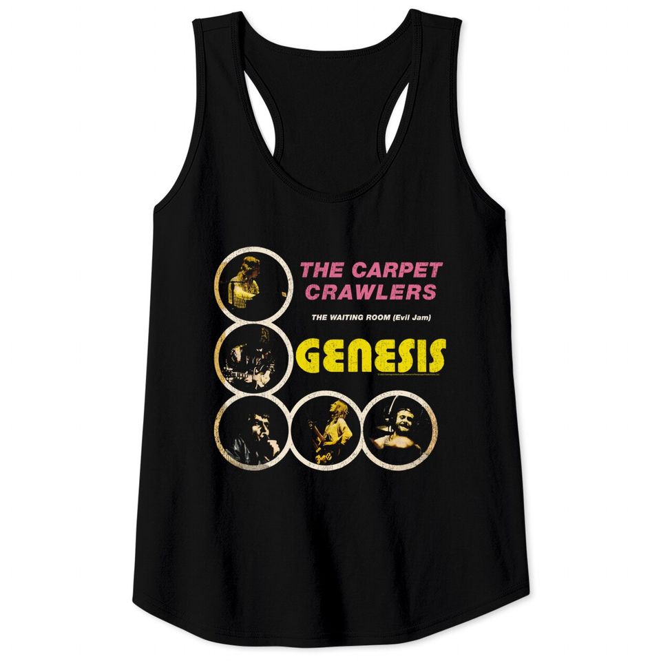 Genesis Rock Band The Carpet Crawlers Tank Tops