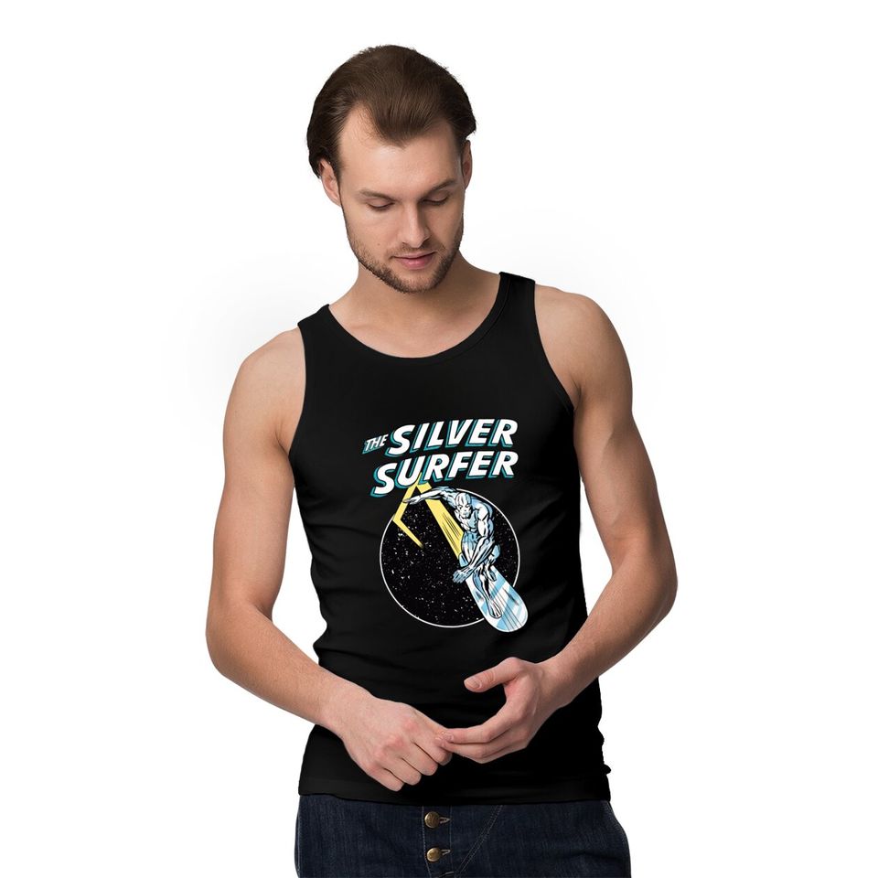 Cosmic Silver Surfer - Silver Surfer - Tank Tops