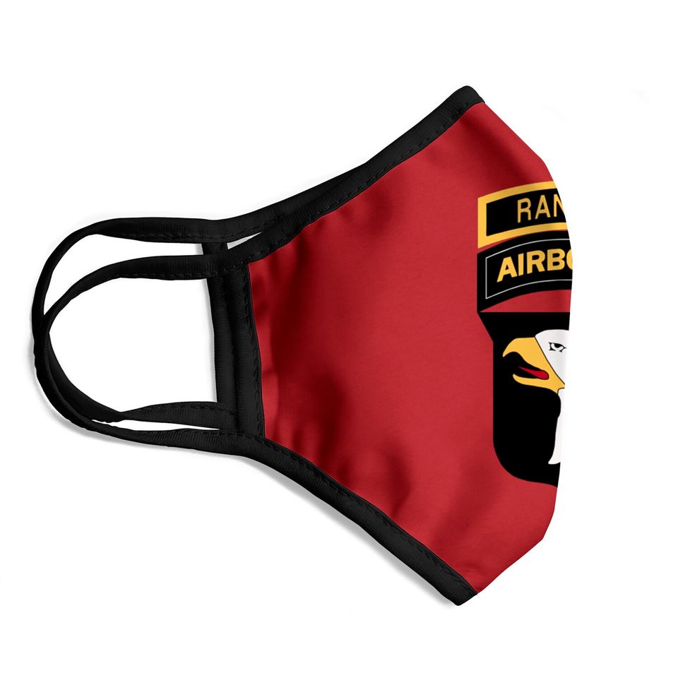 101st AIRBORNE WITH RANGER TAB - 101st Airborne Ranger - Face Masks