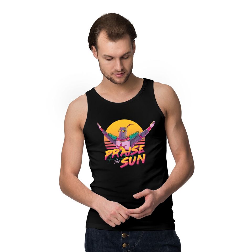 Praise The Sun Dark Souls Tank Tops