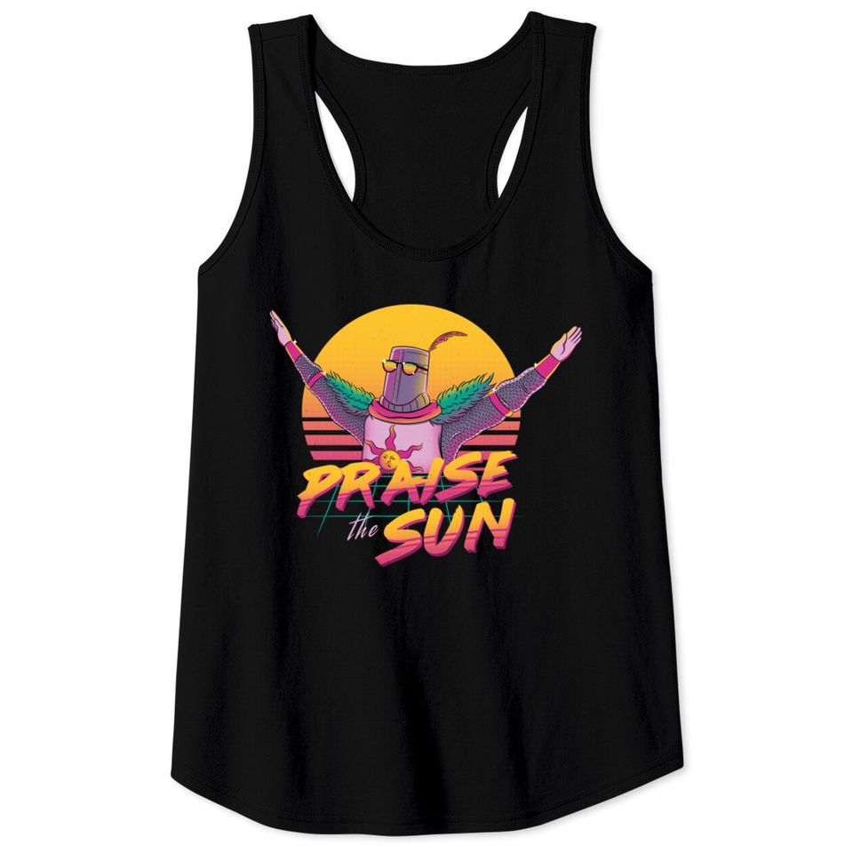 Praise The Sun Dark Souls Tank Tops