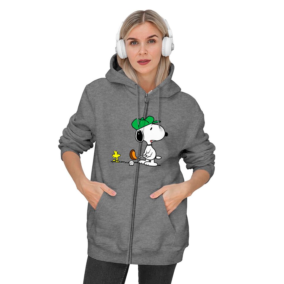 Snoopy Golf - Snoopy - Zip Hoodies